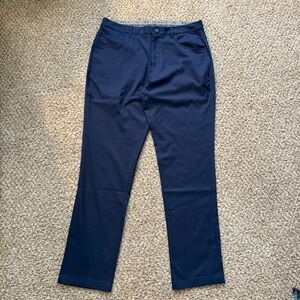 Puma Golf Pants Men’s 34 X 32 Navy Blue Straight Leg Lightweight Athletic